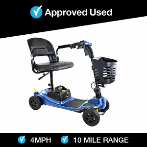 Liberty Vogue in Blue | Refurbished Mobility Scooter Derby