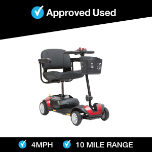 Livewell Jaunt in Red | Refurbished Mobility Scooter Wrexham